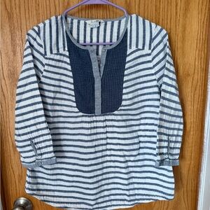Boden Blue & White Striped women’s 100% cotton Tunic Top